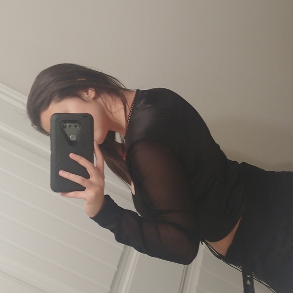 Sexy lace up top - Picture 3 of 4